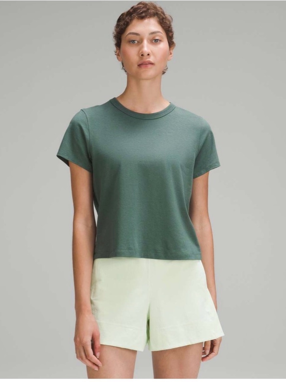 Lululemon Classic-Fit Cotton-Blend T-Shirt
Dark Forest Size 10